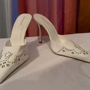 Lemonade Studden Western Mule High Heel Pumps Size 9